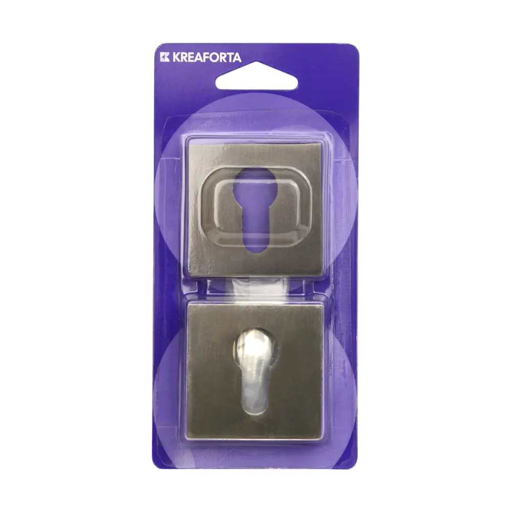 Накладка на замочную скважину KREAFORTA цвет графит 2 шт STLM-2161726 - Вид №3