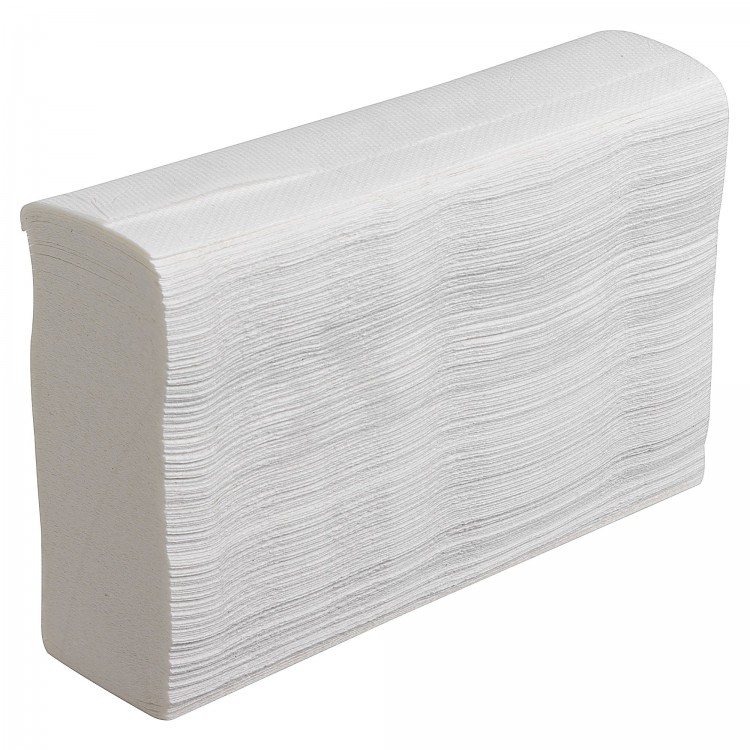 5856 Kimberly Clark Полотенца бумажные листовые Kimberly Clark Slimfold 5856 H2 Z-сложения 1-слойные в пачке по 110 листов  - Вид №1
