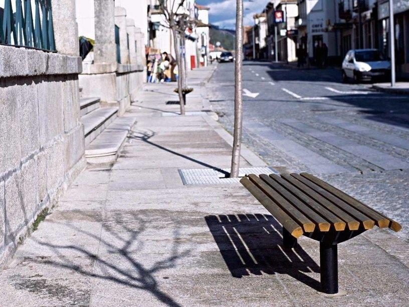 VESTRE Скамья из стали и дерева без спинки Urban sun-id-1427093 - Вид №6