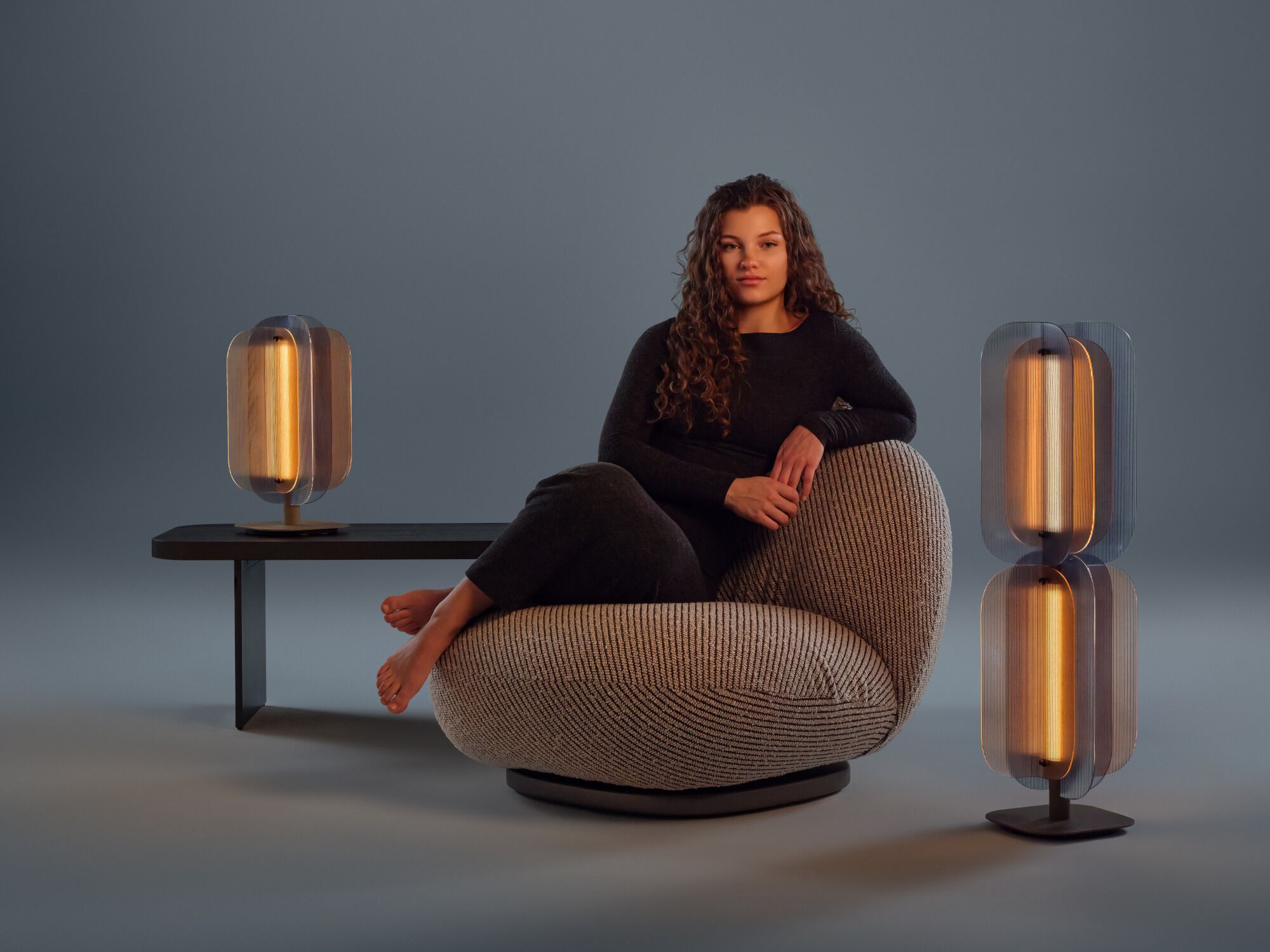 Стеклянный торшер Quasar Fold ARCH-00048059 - Вид №4