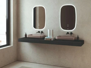 Подвесная раковина настенная овальная Fiora Silexpol белая