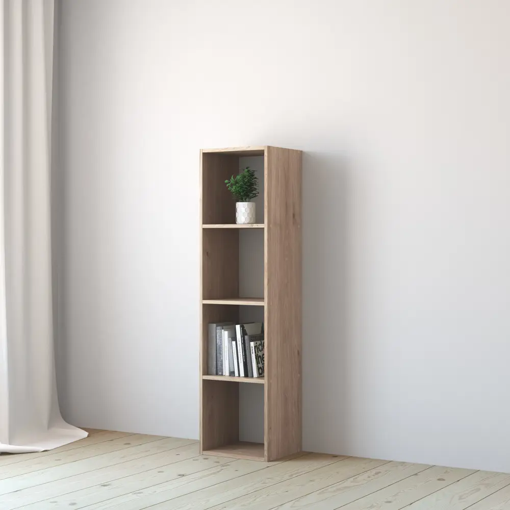 Стеллаж SPACEO KUB 4К, 36х139х31,7 см, цвет дуб STLM-2112320 - Вид №4