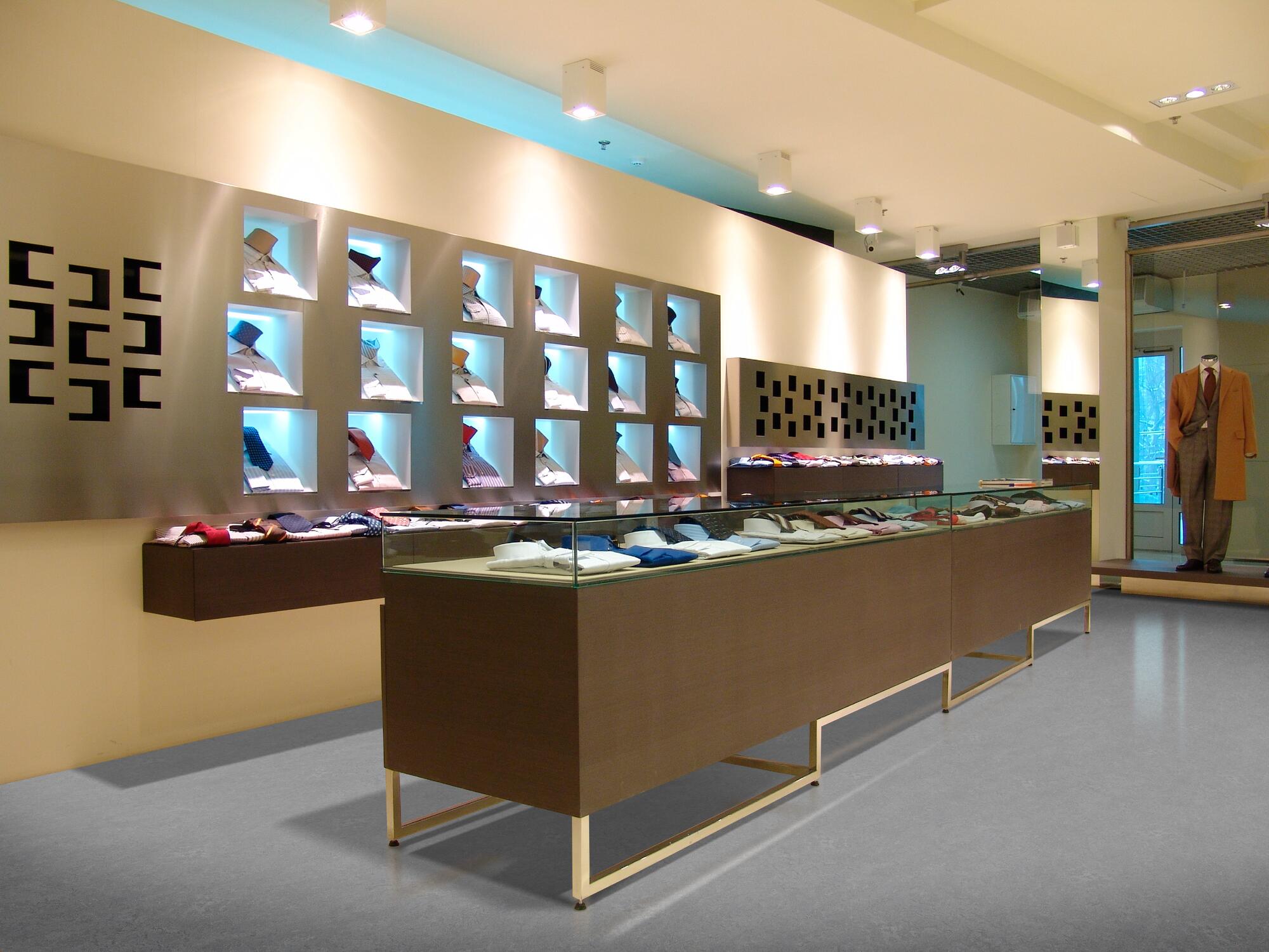 Противоскользящий виниловый пол с эффектом цемента BEAUFLOR Blacktex ARCH-00094413 - Вид №4