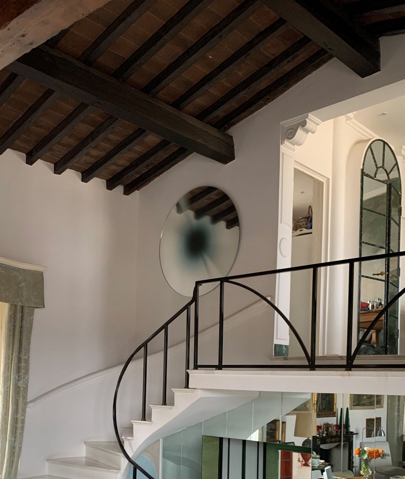 Настенное круглое зеркало с цифровой печатью Movimento Gallery CELO.1 ARCH-00032136 - Вид №3