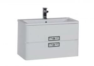 Тумба с раковиной Aquanet Паллада 80 белый