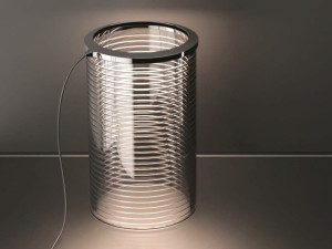 Стеклянная светодиодная настольная лампа