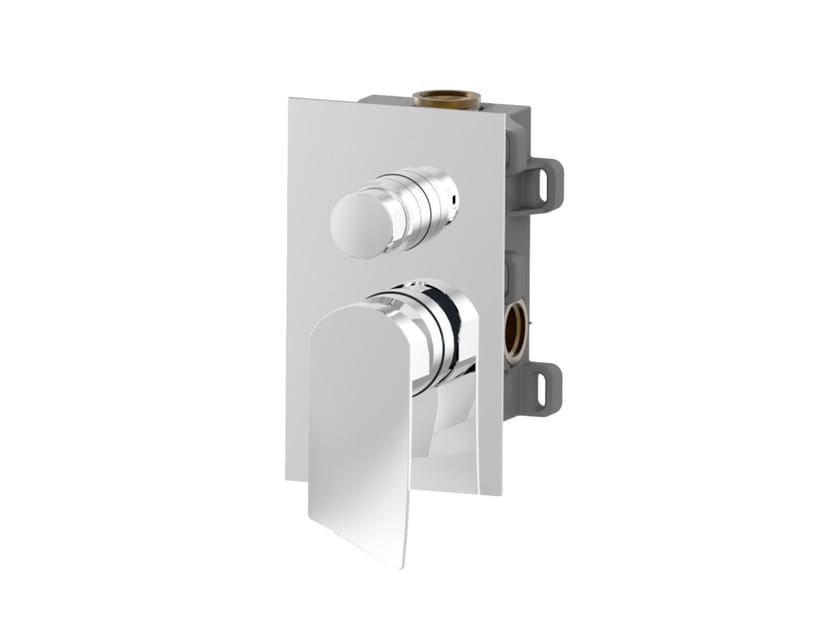 Однорычажный смеситель для душа с переключателем GATTONI Слойка ARCH-00002424