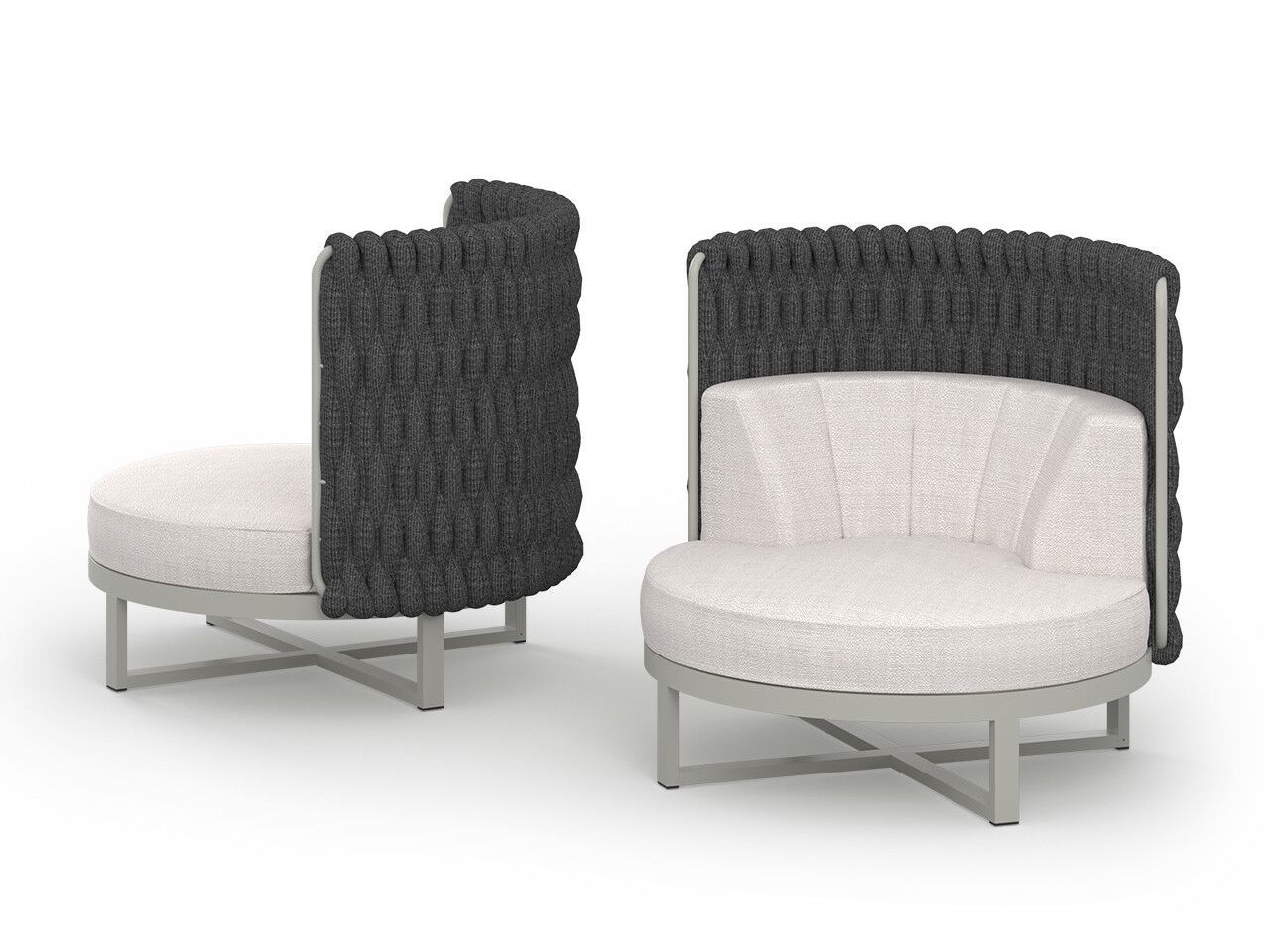 Тканевое садовое кресло с подлокотниками и высокой спинкой MAMAGREEN Munia ARCH-00149925 - Вид №10