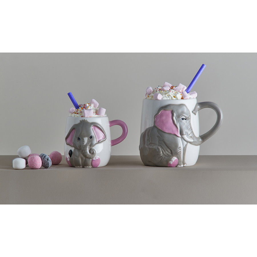 P_0059.077 Набор из 2 кружек elephant, 405 мл и 195 мл Price&Kensington  - Вид №3