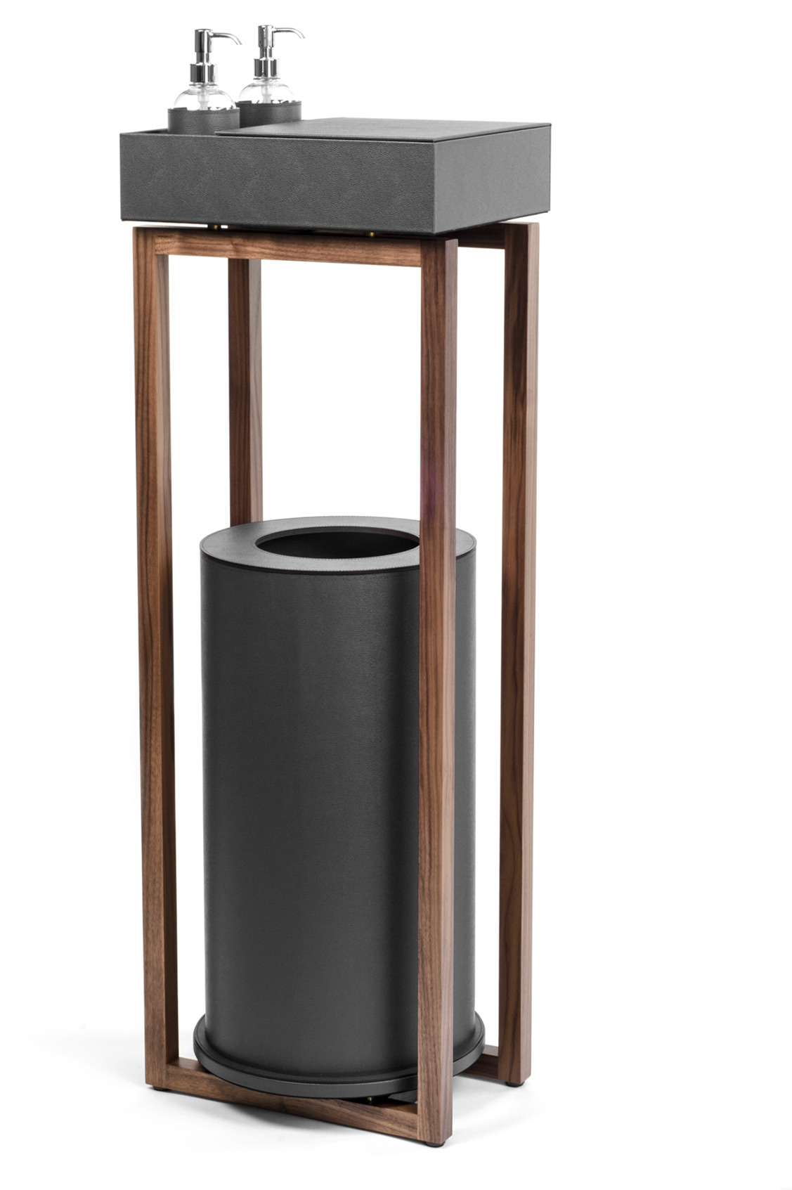 Igea Подставка для дезинфекции с коробкой - 40X29XH115 см / регенерированная зернистая кожа_camel