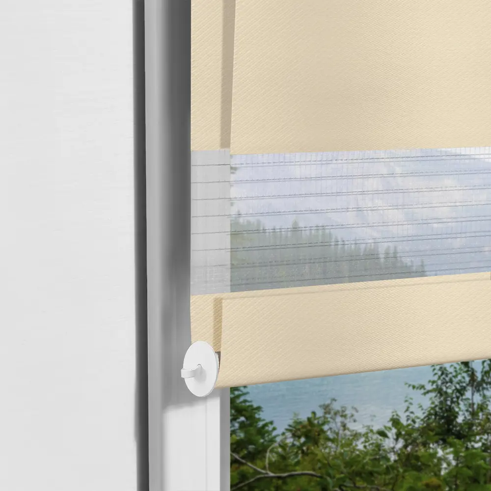 Рулонная штора день-ночь KREAFORTA Moskva с регулируемым светом 89408549 STLM-1584831 - Вид №4