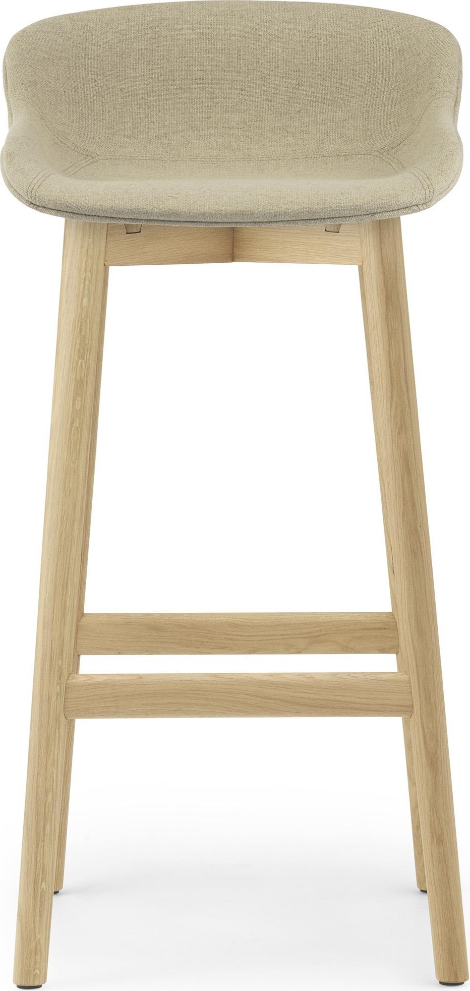 604448 Барный стул 75 см Дуб Полная обивка / Лен Main Line Normann Copenhagen Hyg  - Вид №1