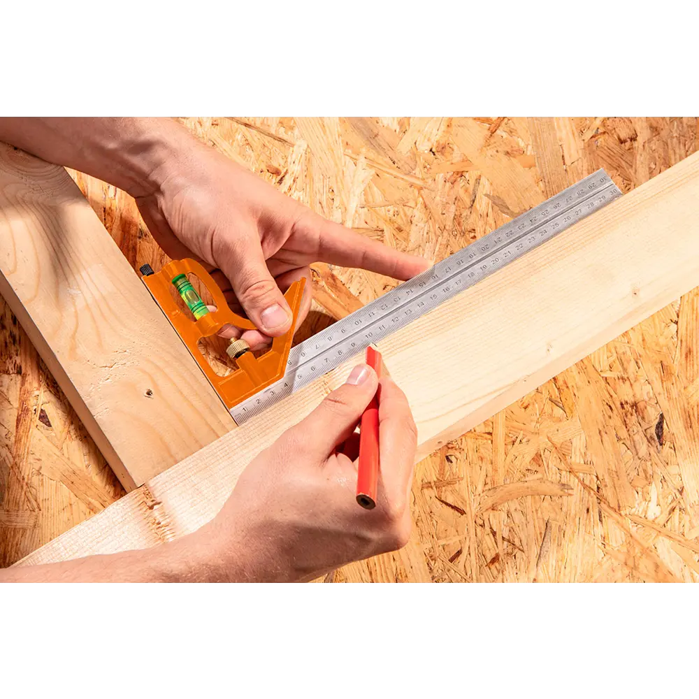 Линейка металлическая с уровнем Neo, 300 мм Santreyd STLM-2147935 - Вид №1