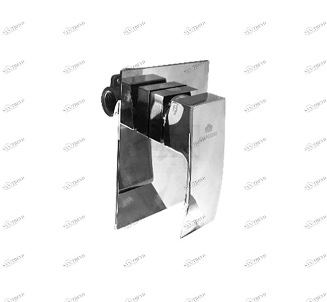 GZ 44055 Смеситель встраиваемый квадратный Ganzer Хром Ganzer Германия 13939