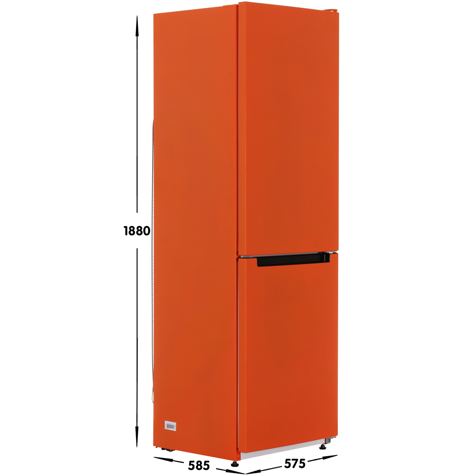 9953431 Холодильник с морозильником   Nordfrost NRB 152 Or оранжевый STDN-0035106 - Вид №6