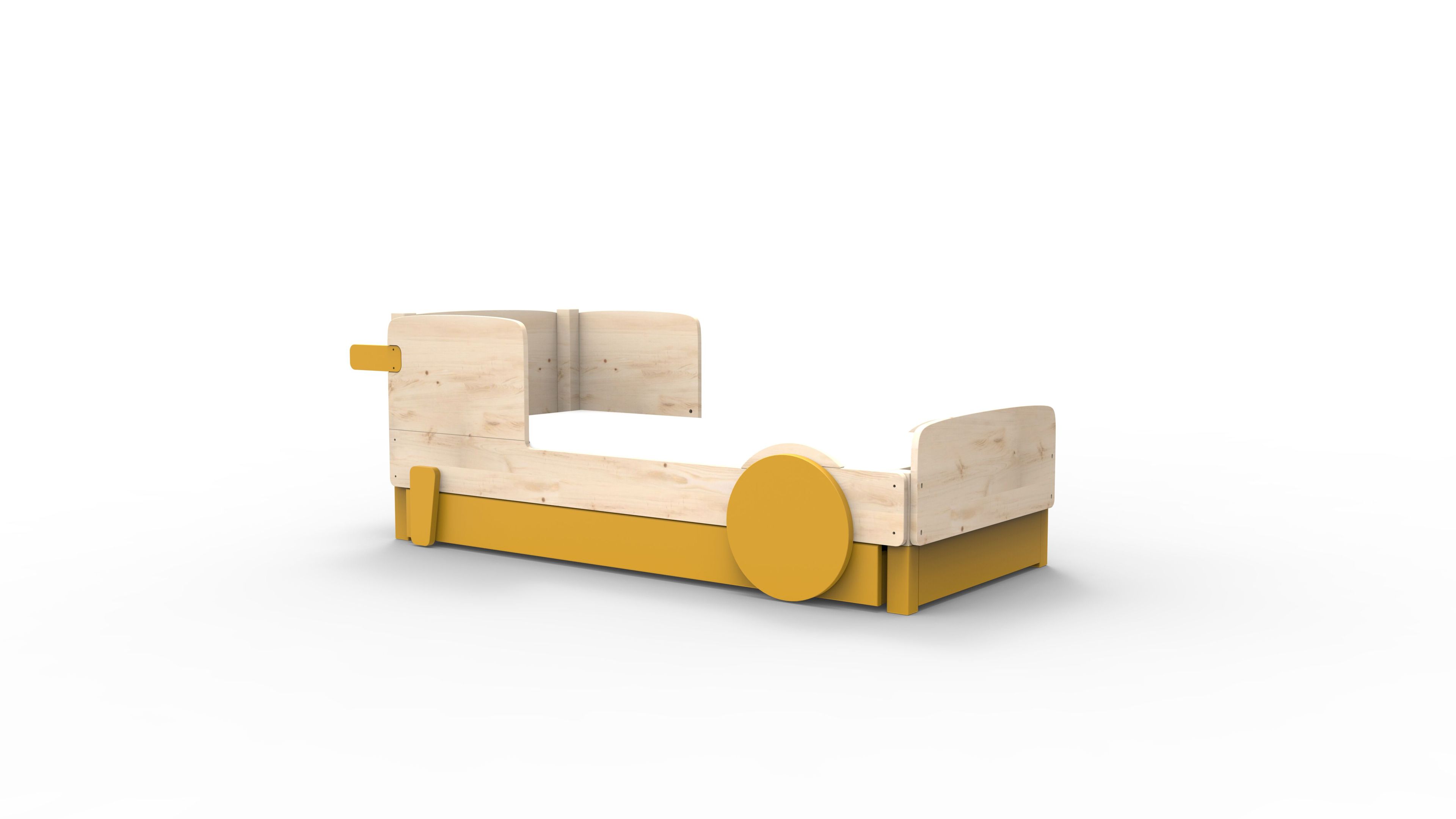 Деревянная выдвижная односпальная кровать Mathy by Bols ARCH-00086806 - Вид №18