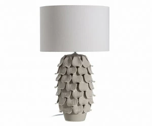 Настольная лампа Plants серого цвета TO4ROOMS