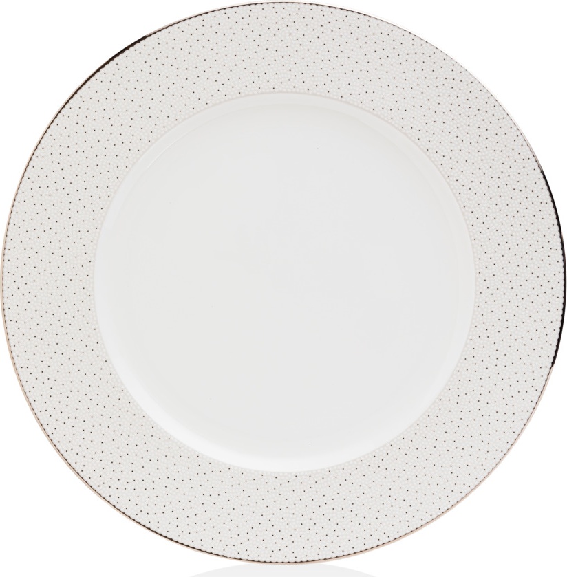 10637834 Noritake Тарелка обеденная Noritake "Брум-стрит" 28см Фарфор костяной 