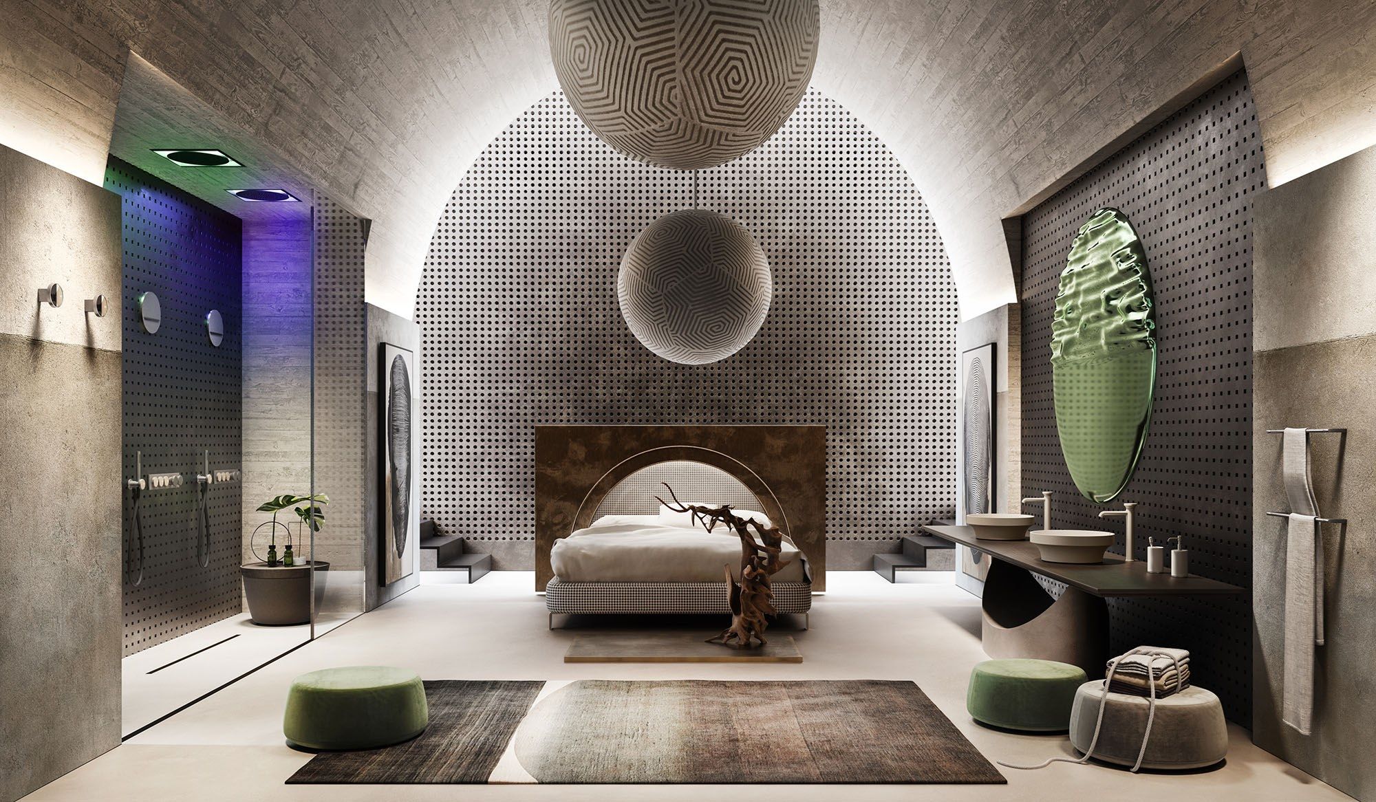 Металлическая настенная вешалка Gessi происхождение ARCH-00141276 - Вид №5