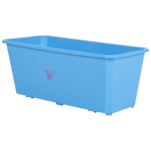 Ящик балконный 40х17х15 см, 7л, пластик, Синий