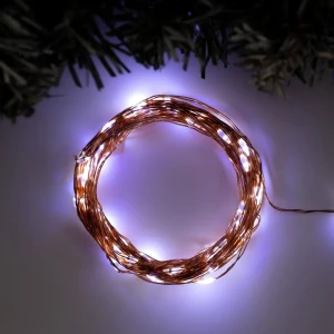 90641837 Электрогирлянда комнатная Luazon lighting 5198363 роса 10 м 100 ламп бесцветный 1 режим работы STLM-0958450