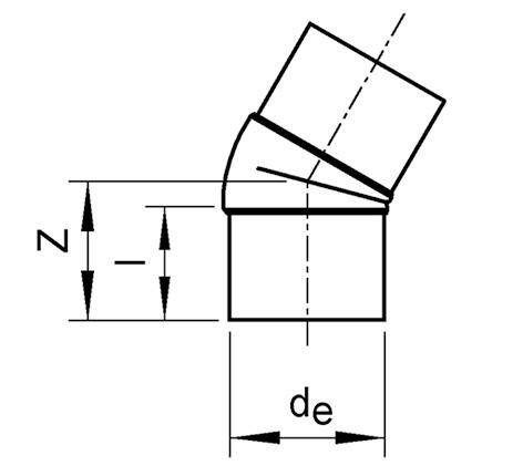 SANIT 470672210 Угол 45 °, ПЭ 100, 17 СДР, длинные  - Вид №1