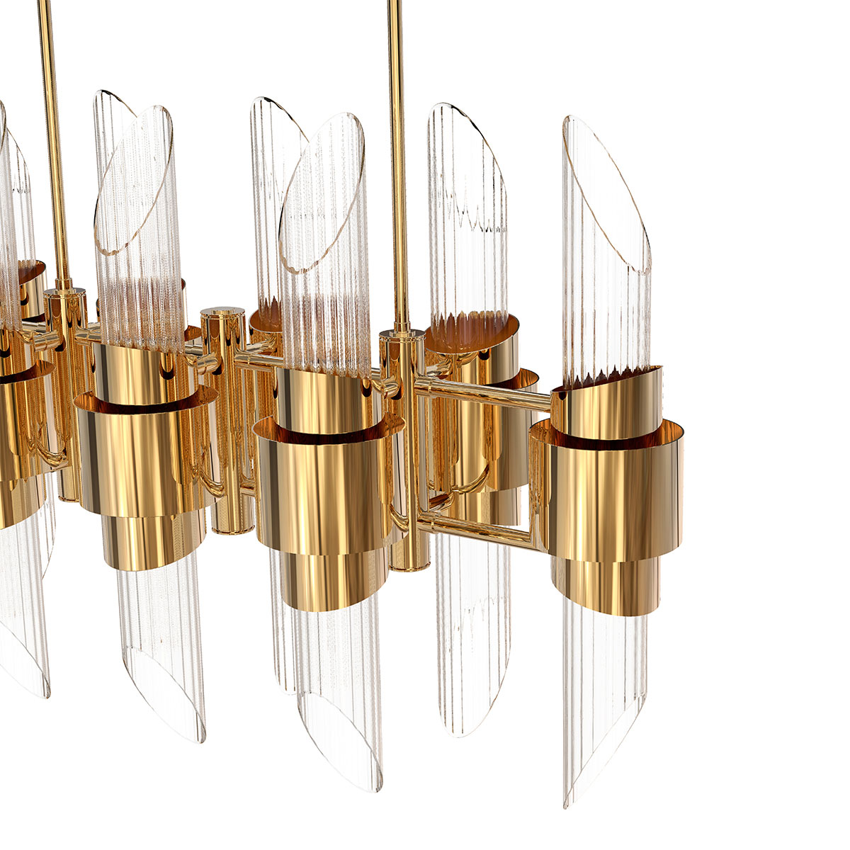 Подвесные лампы TYCHO RECTANGULAR Covethouse LUXXU  - Вид №2