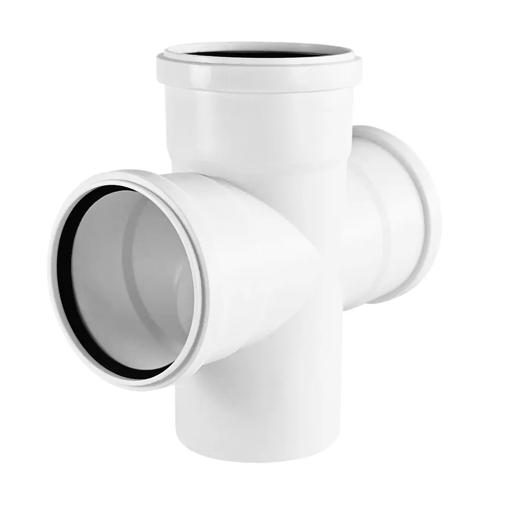 Крестовина одноплоскостная малошумная MONLID D110x110x110/87° мм полипропилен STLM-2192746 - Вид №2