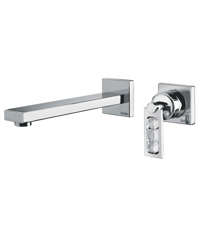 48538/16 Встраиваемый смеситель для раковины 160 мм. носик. Bongio Myamix Crystal 