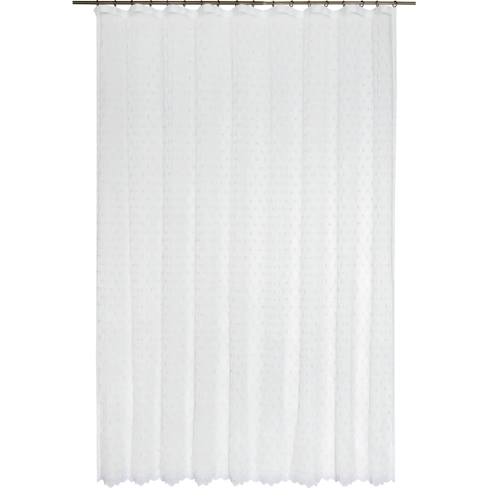 Тюль на ленте «Ромб», 250x260 см, геометрия, цвет белый AMORE MIO STLM-2110027