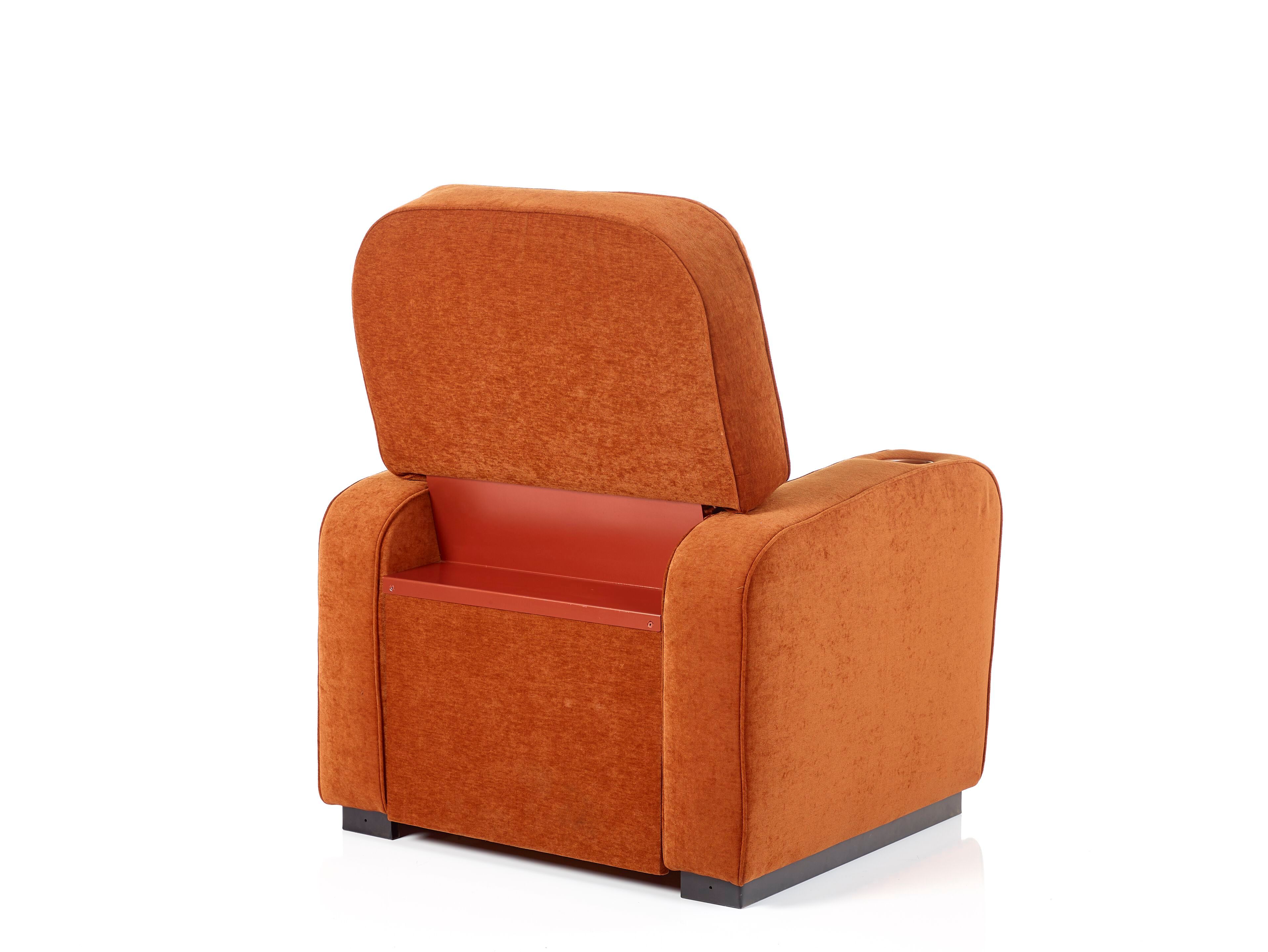 Тканевое кресло для кинотеатра с подголовником CINEARREDO BARBERINI MORETTO ARCH-00111386 - Вид №5