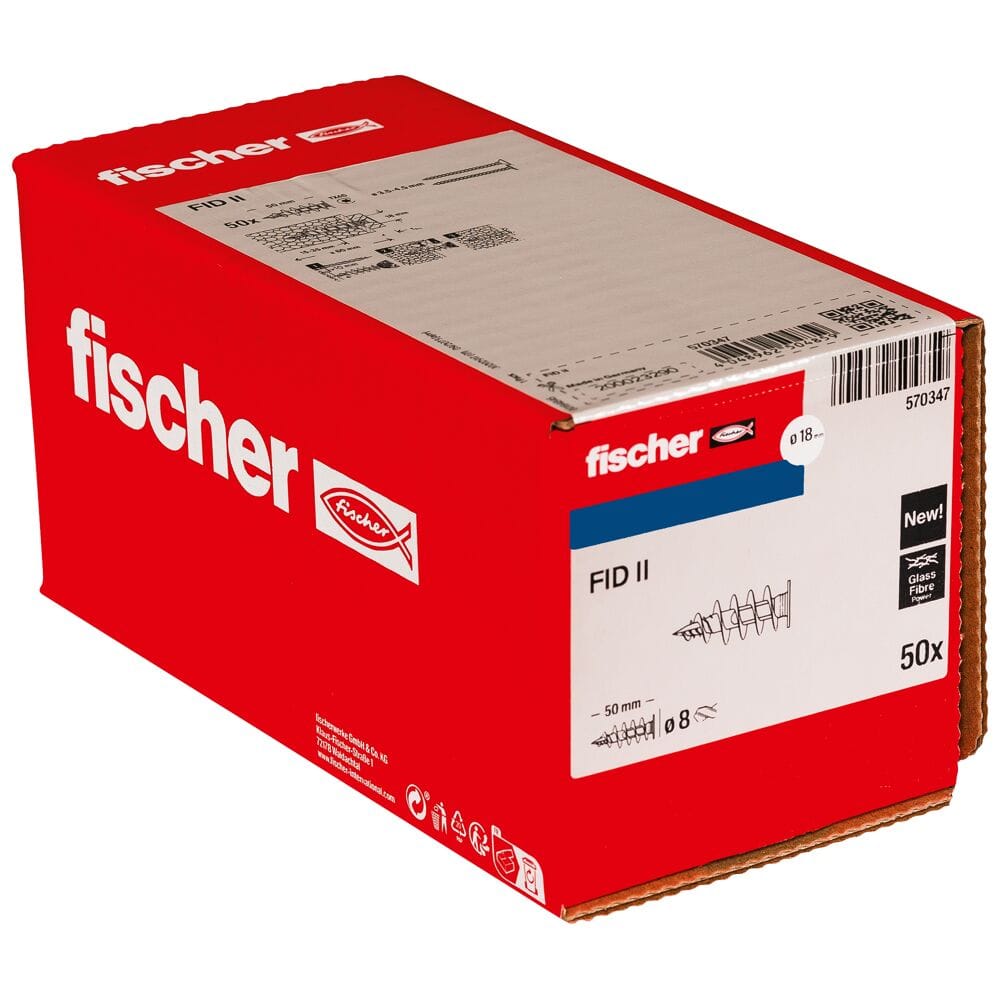 Пластиковый дюбель FISCHER FISCHER FID II ARCH-00132471 - Вид №2
