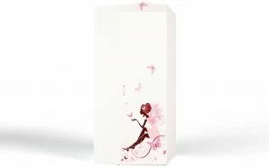 Шкаф угловой ABC-KING Фея без зеркала с девочкой (правый) и со стразами Сваровски