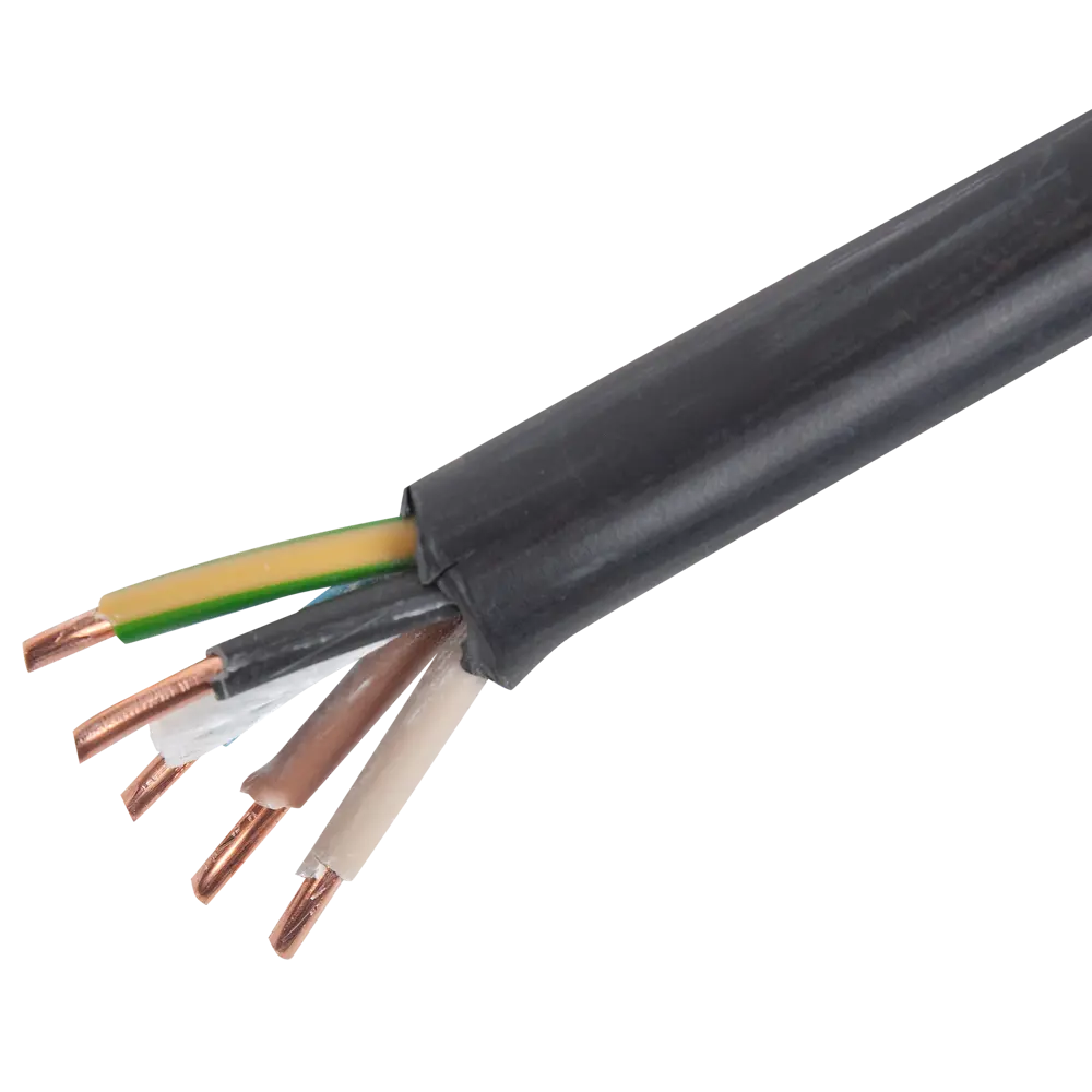 Кабель Альфакабель ВВГп-НГ LS 5х4, на отрез, ГОСТ STLM-2083387