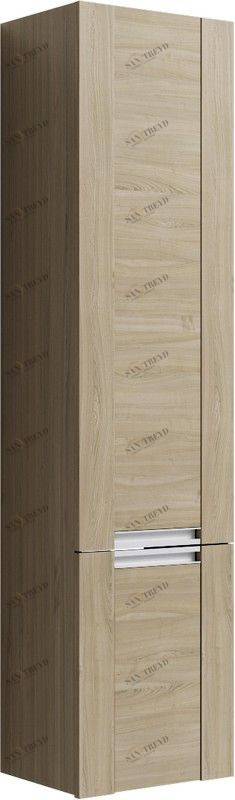 Simphony пенал подвесной правый, цвет дуб сонома, Sim.05.04/R/DS AQWELLA Symphony sun-id-277823