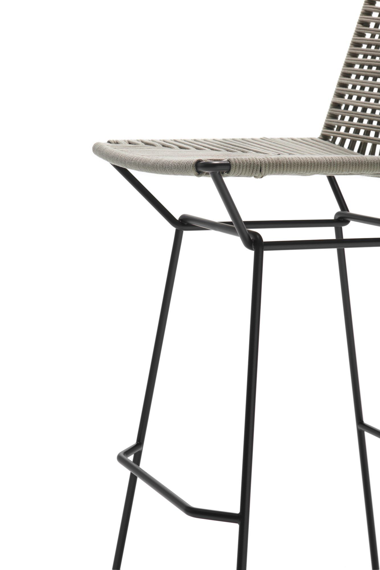 Веревочный табурет с подставкой для ног MDF Italia NEIL TWIST ARCH-00133933 - Вид №5