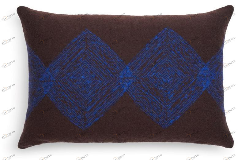 Ethnicraft Прямоугольная подушка из ткани для дивана Mystic ink 21067