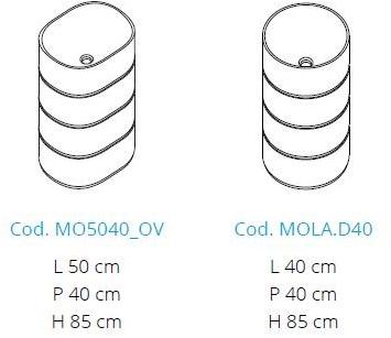 Напольная раковина стоящая овальная MONITILLO MARMI sun-id-1356565 - Вид №4