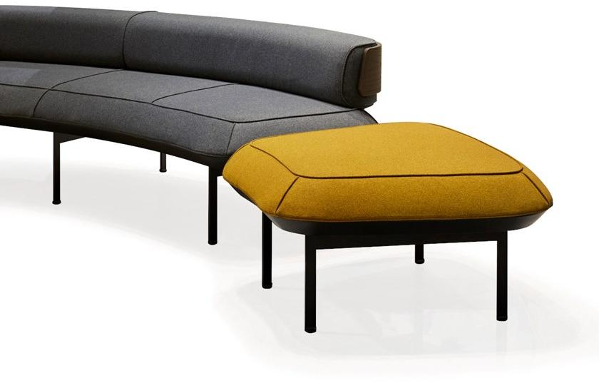 José Martínez Medina Изогнутый диван из ткани Blacktone sun-id-1491955 - Вид №3