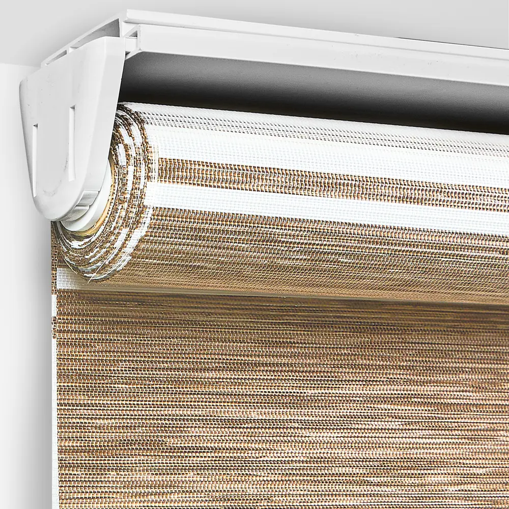 Штора рулонная день-ночь Дэли 160x175 см коричневая MIAMOZA STLM-2083709 - Вид №3