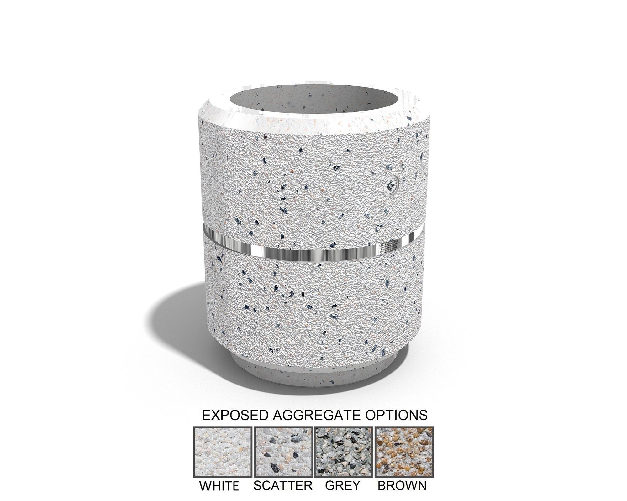 Круглый бетонный плантатор ENCHO ENCHEV - ETE 20 ARCH-00046029 - Вид №8