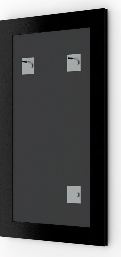 BY 1080 Зеркало в багетной раме - мельхиор 41 mm EVOFORM Definite - Вид №1