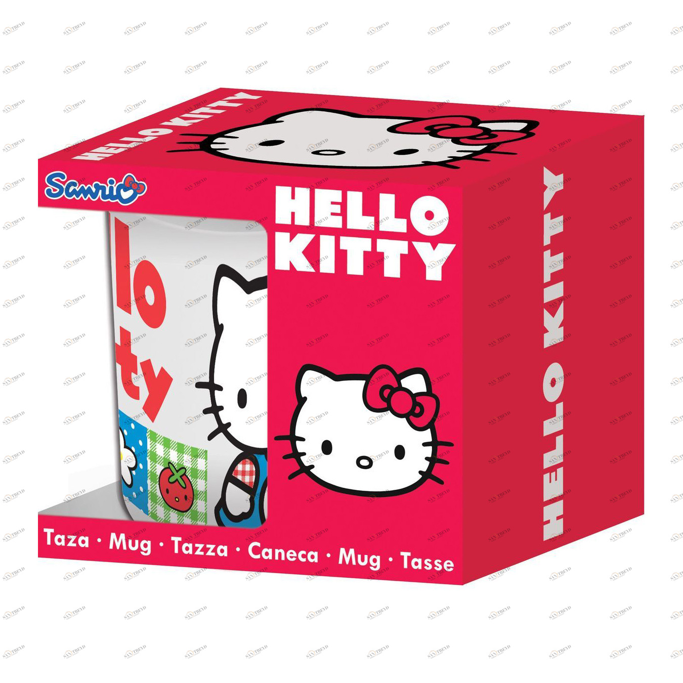 Кружка керамическая в подарочной упаковке №2 Hello Kitty, 325 мл STOR HELLO KITTY 335796 Белый Santreyd 