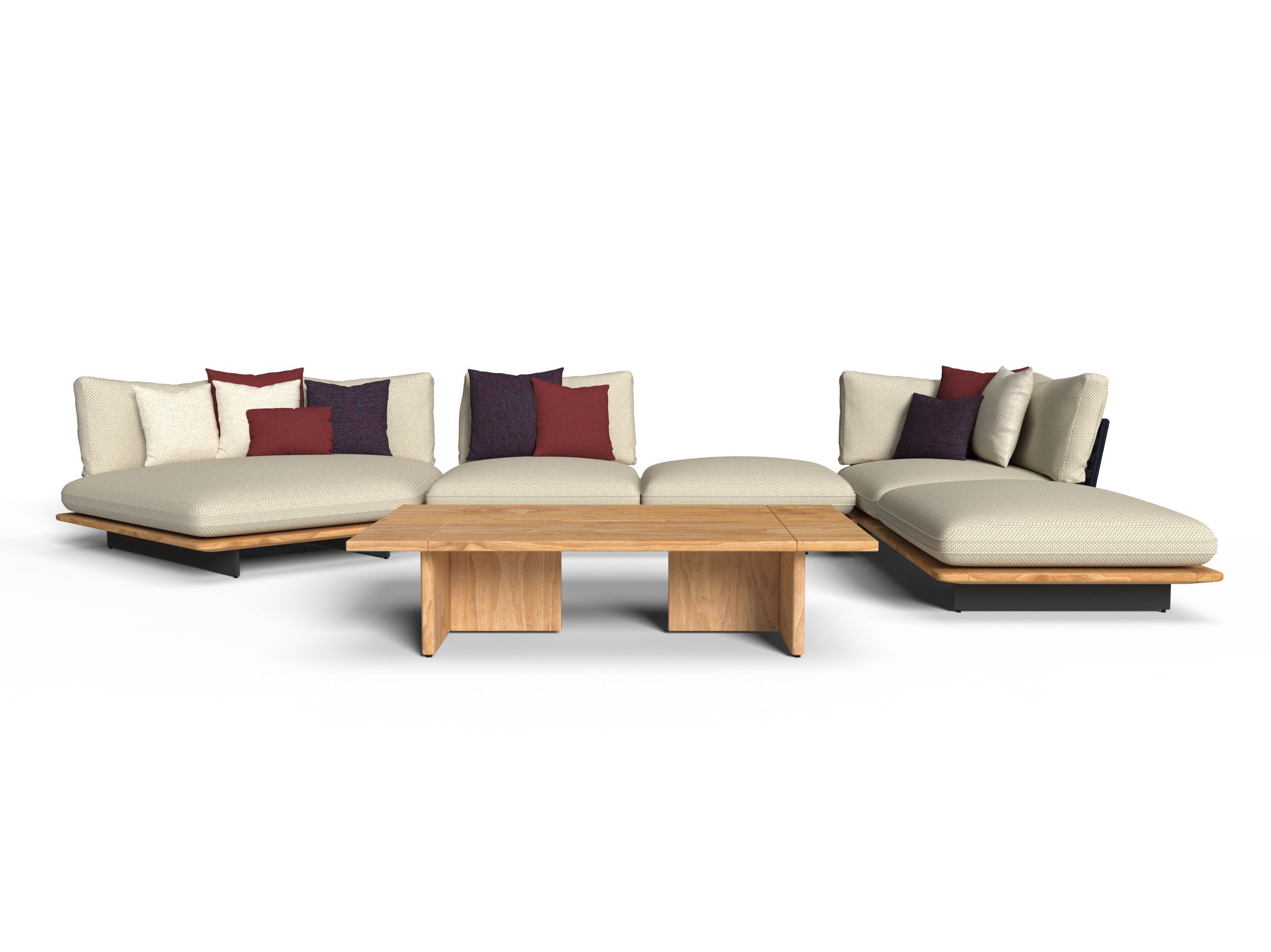 Ткань сад диван с полуостровом Talenti Венеция ARCH-00128757