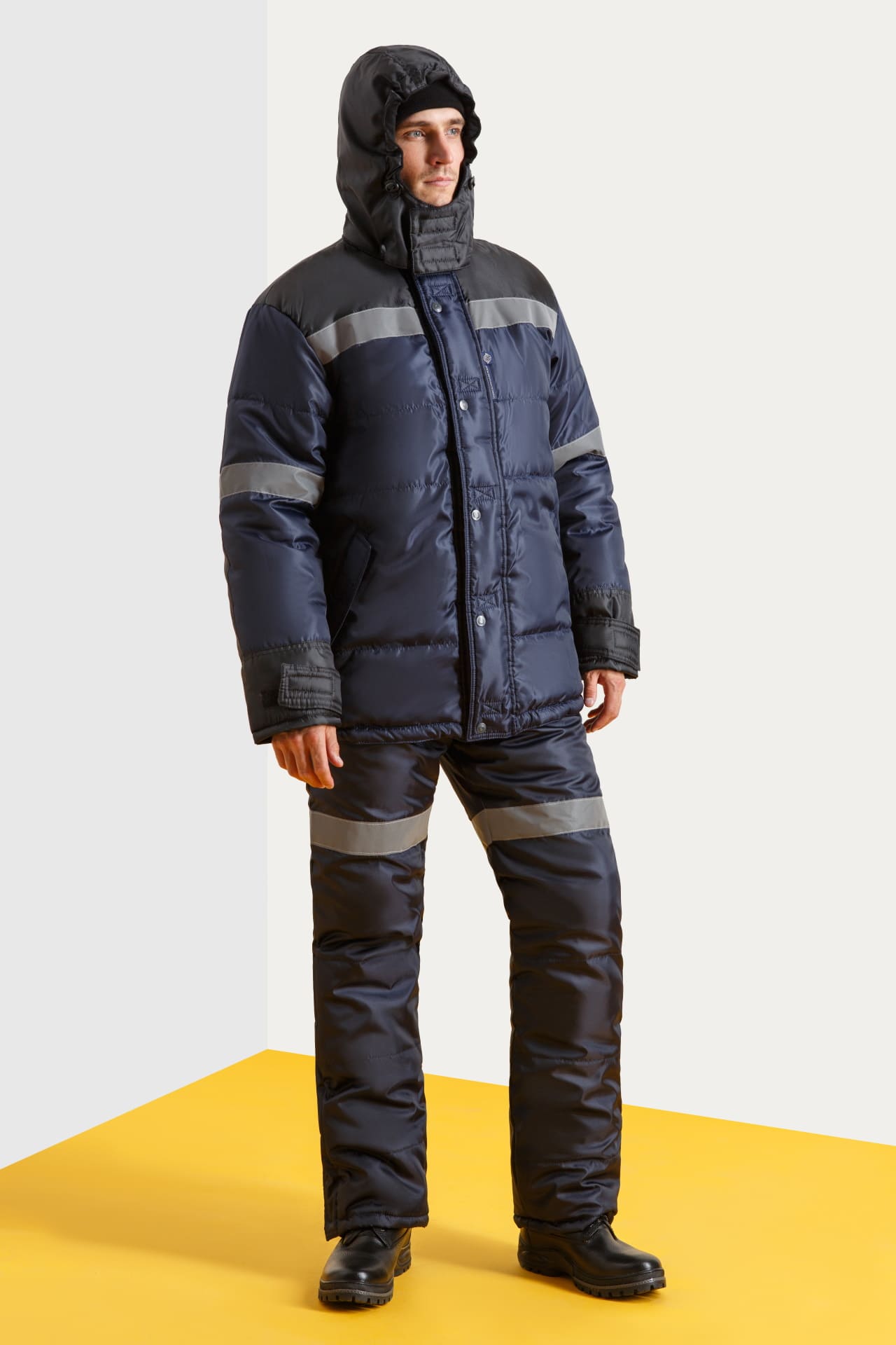 64939 Куртка  утепленная ткань "Оксфорд" с СВП (СОП) VeyGar  Зимняя спецодежда Santreyd  - Вид №12