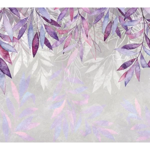 Фотообои Пурпурные листья флизелиновые 300x270 см L13-512