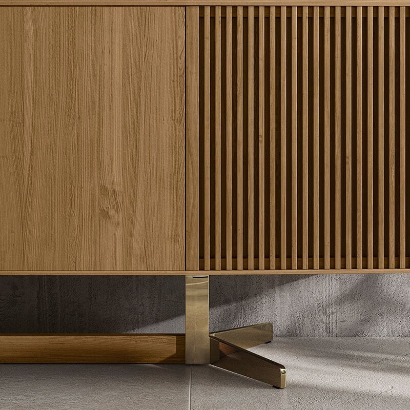 Шкаф из массива дерева с распашными дверями Natuzzi Italia кампус ARCH-00033050 - Вид №4