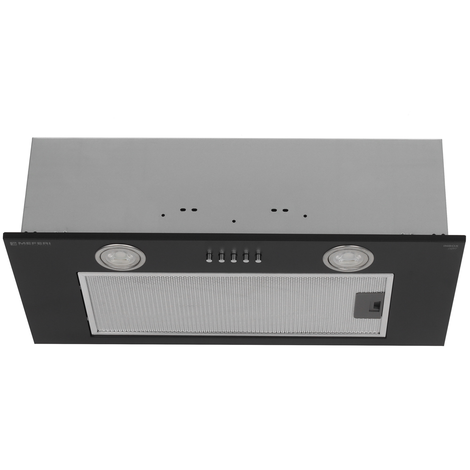 9168675 Вытяжка полновстраиваемая Meferi INBOX60BK LIGHT черный STDN-0000270 - Вид №1