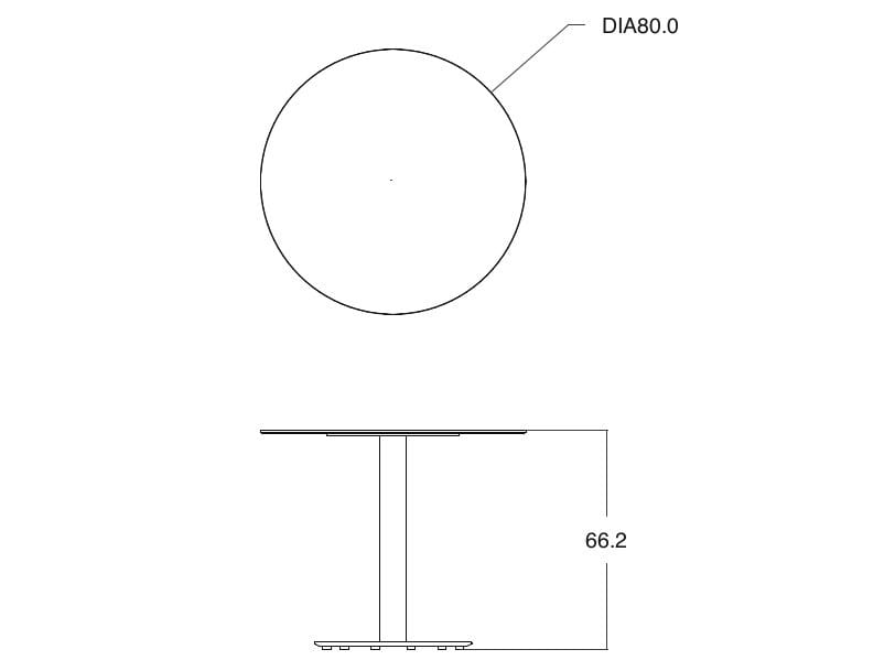 Круглый керамический садовый стол TRIBÙ T-Table ARCH-00133800 - Вид №11