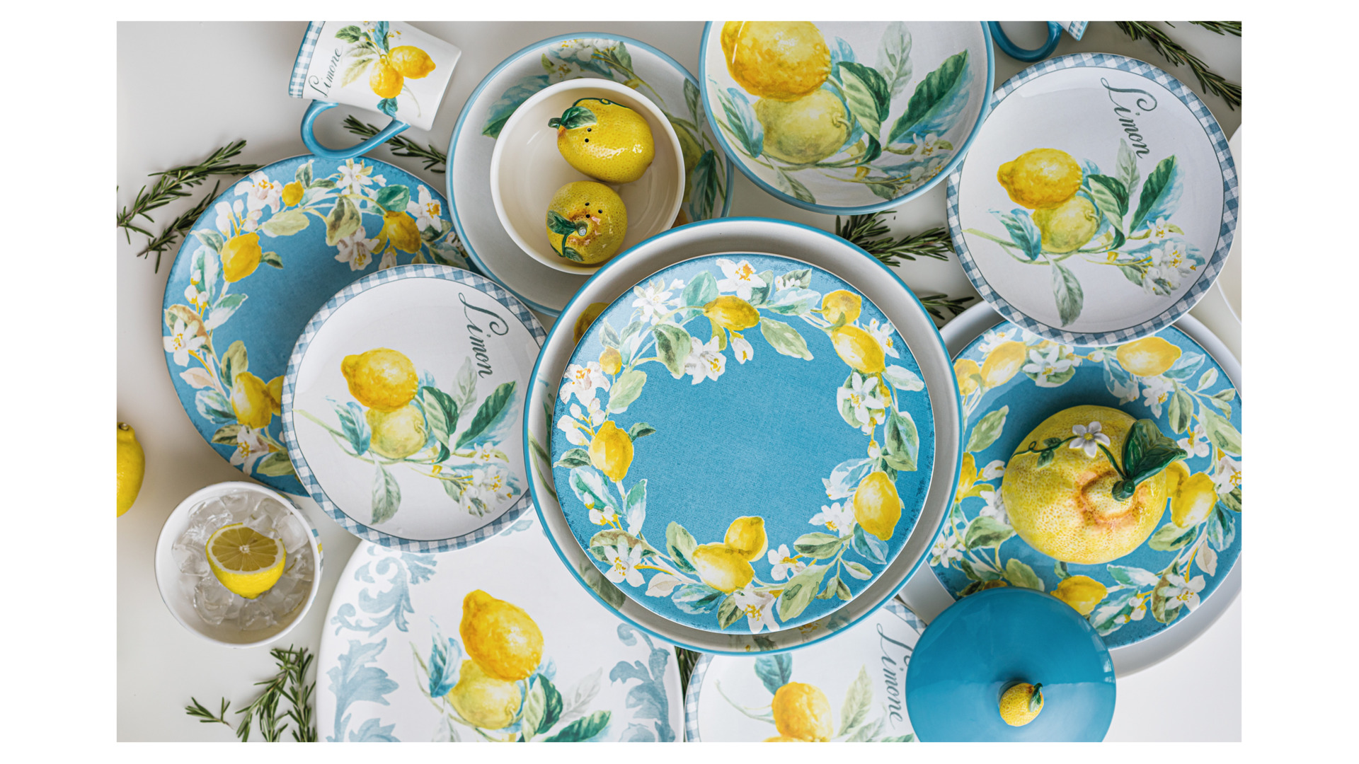 10652484 Certified International Набор банок для печенья Certified Int. Лимоны (1,4л, 1,7л, 3,1л), керамика, 3шт Керамика  - Вид №4